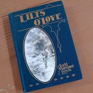 Antique Lilts O'Love Poetry Book by Lewis